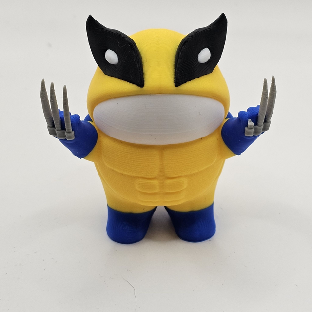 Frog in wolverine Costume
