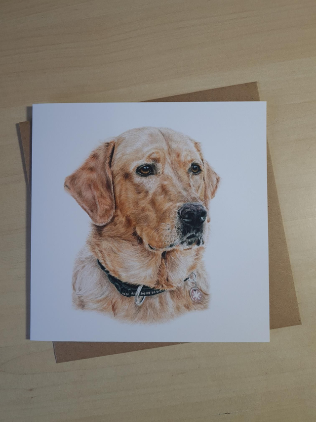 Labrador Dog Greeting Card