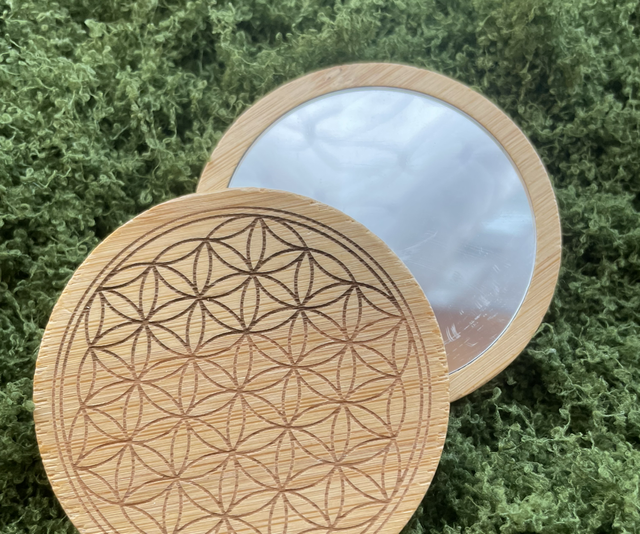 Miroir fleur de vie 