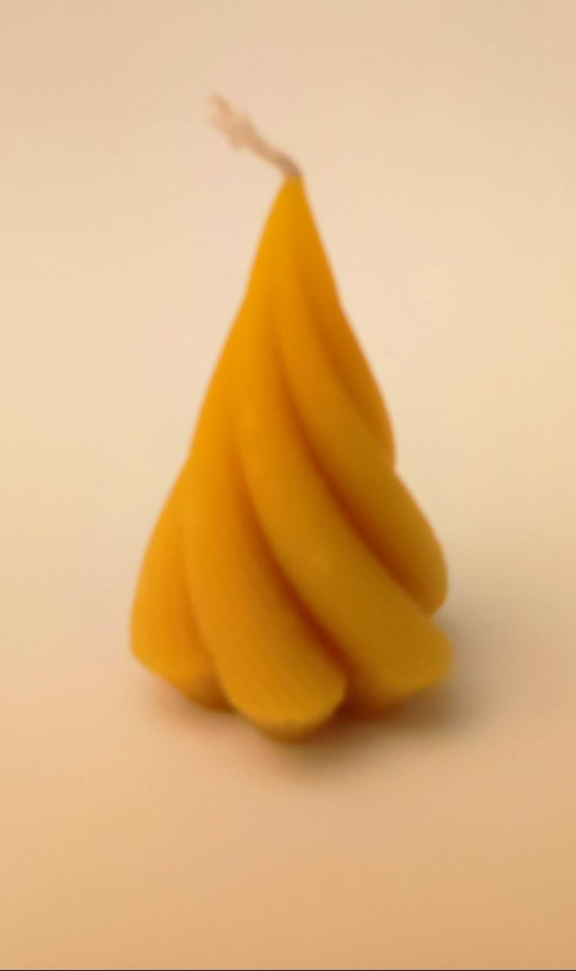 Kerze in Baumform klein