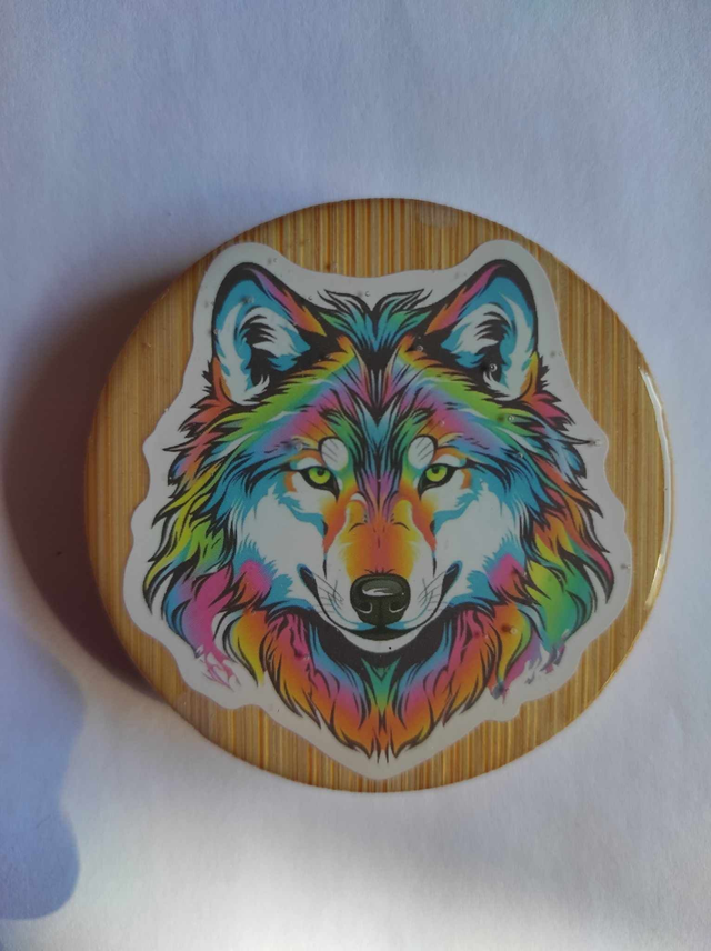 Décapsuleur Loup magnétique frigo