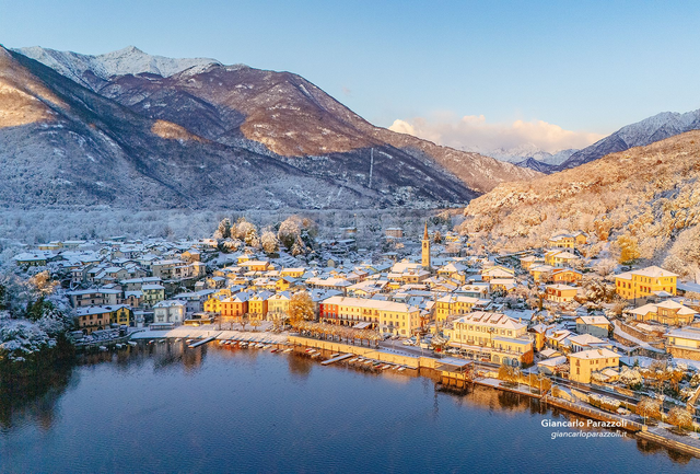 Mergozzo sotto la neve