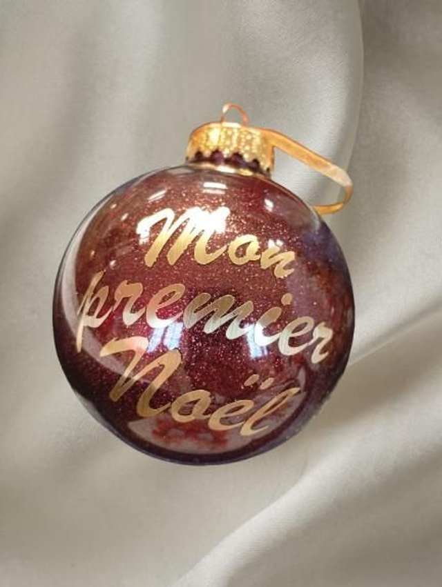 Boule de noël 8cm