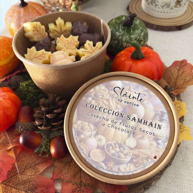 Ceras Perfumadas Cosecha de Frutos Secos y Chocolate. Ed. Samhain