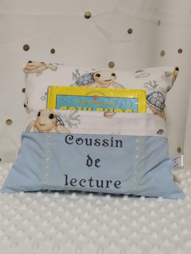 COUSSIN  DE LECTURE PERSONNALISE