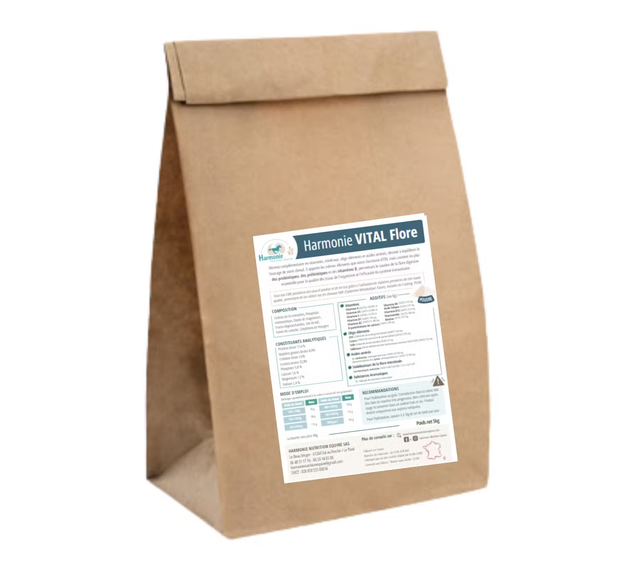 CMV Vital Flore poudre 5KG | Harmonie Nutrition Equine