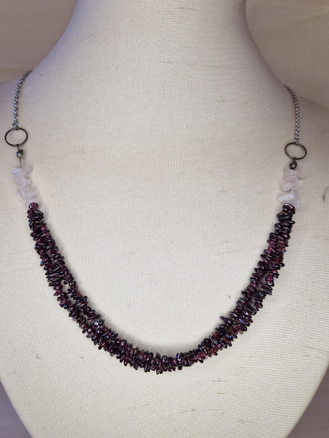 Grenat et Quartz rose / 16