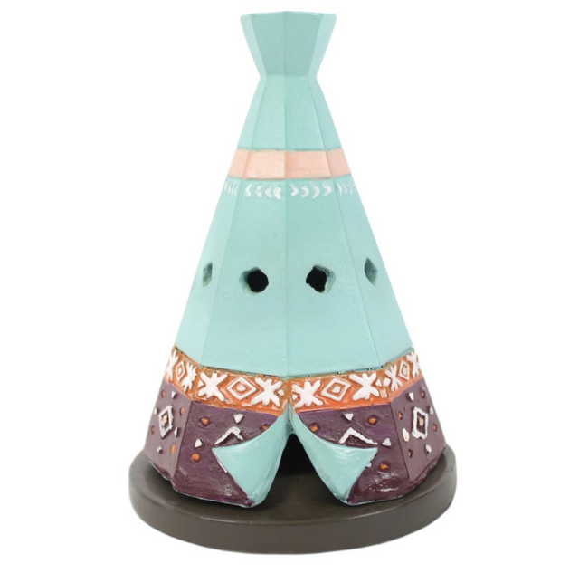 Tee pee incense holder 