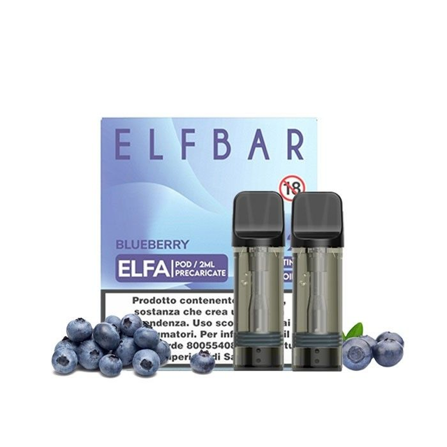 ELFBAR ELFA Pod Precaricate Blueberry 2Pz 0mg/ml EAN6932570110619