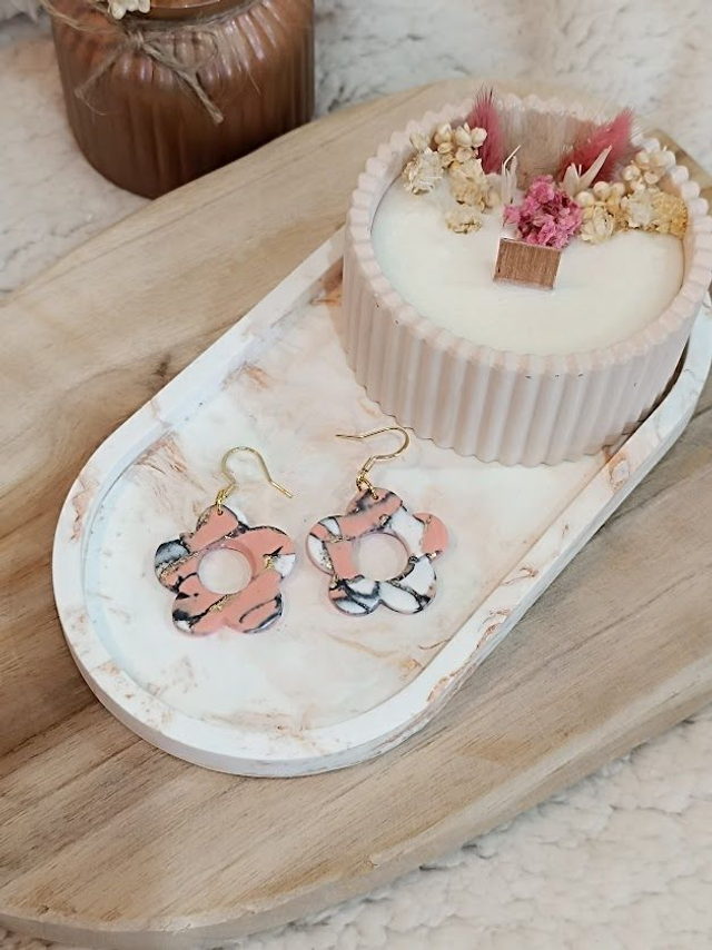 Boucles d&#039;oreilles en argile polymère