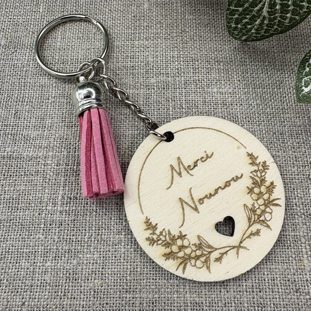 Porte-clés Merci Nounou