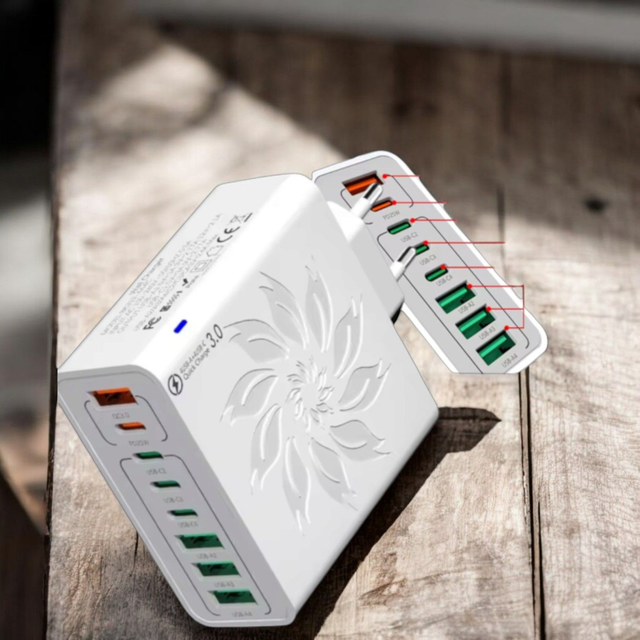 120w super schnelles Multi-Ports Handy-Ladegeräte