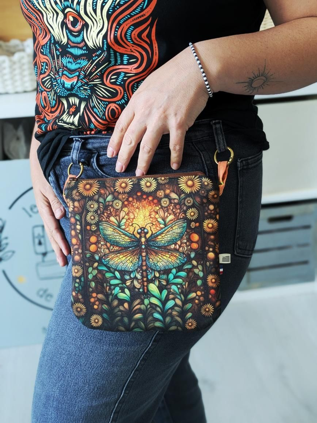 Escarcelle libellule 