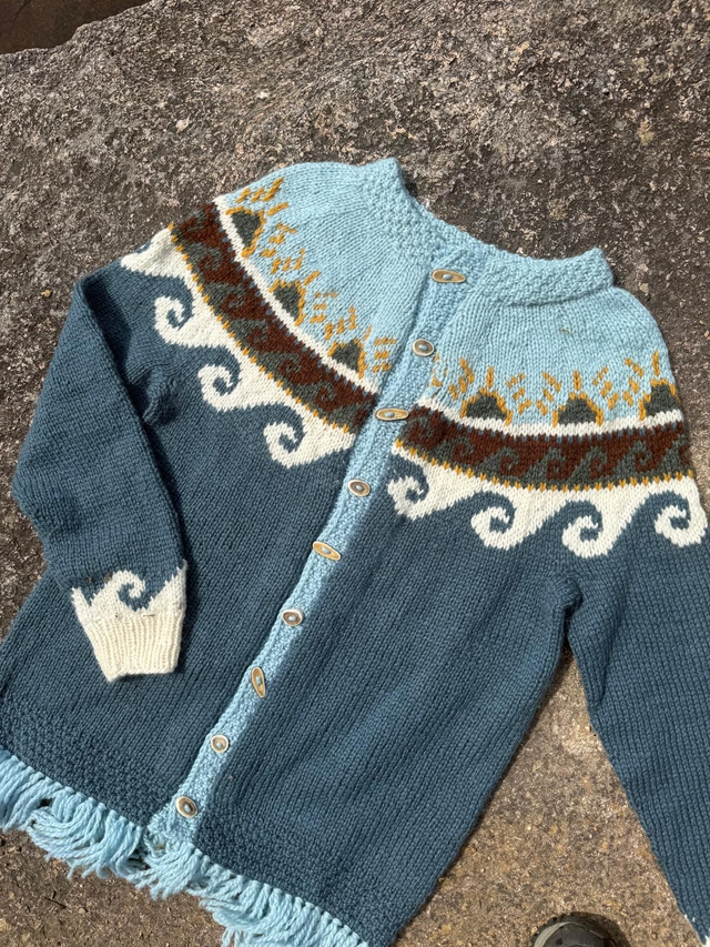 Kviljo Polar Sweater Kit - Col 01 (Light Blue Vams) - Wool &amp; Pattern - Linka Neumann