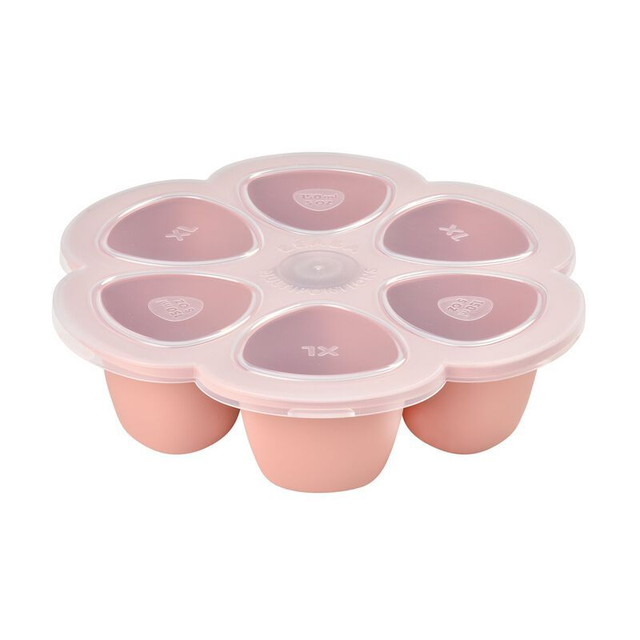 Multiportions silicone 6*150ml old pink - BEABA