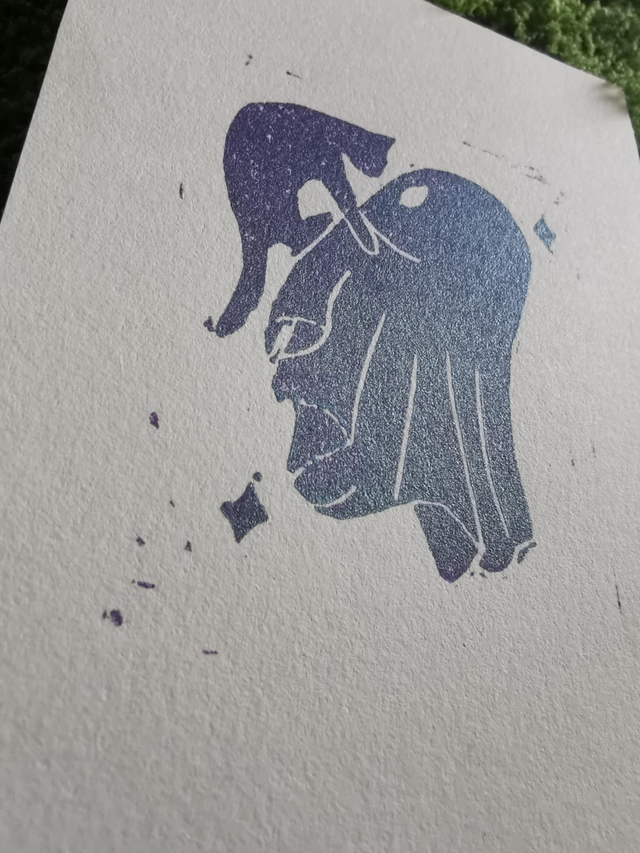 Fantôme &amp; son chat holo vert &amp; violet 