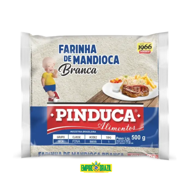 Farinha de Mandioca Crua / Cassava Flour PINDUCA 500g