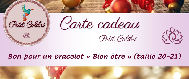 ♡ Carte cadeau Bracelet T20-21 ♡