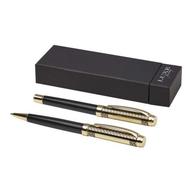Legato ballpoint and rollerball pen set