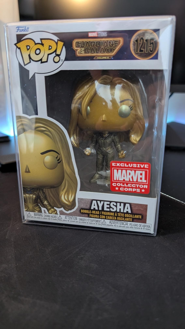 Funko Pop Marvel Collector Corps Guardians of the Galaxy Vol 3 Ayesha 1215