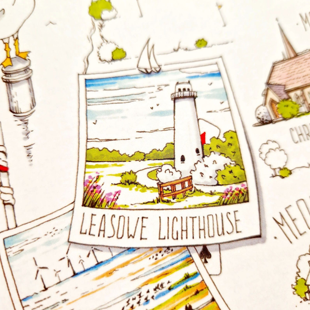 Map of Wirral / poster