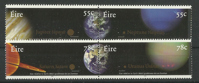 Ireland  2007  The Planets  set  MNH