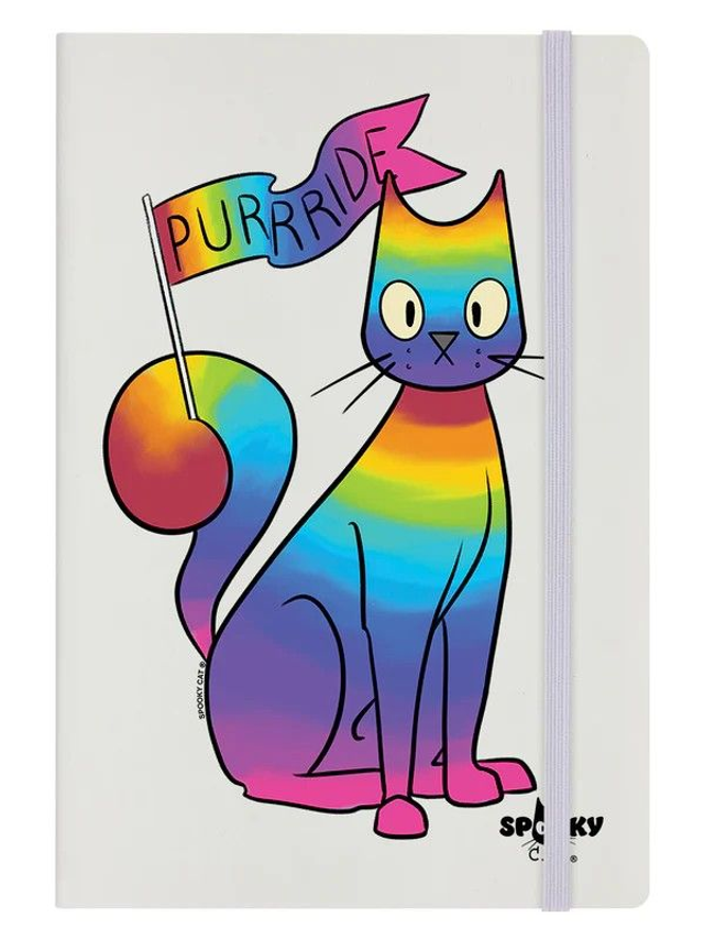 Purride Cream A5 Hard Cover Notebook