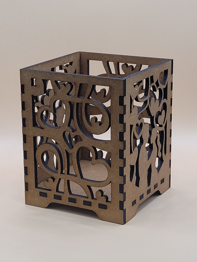 Boite Saint Valentin Ajouré