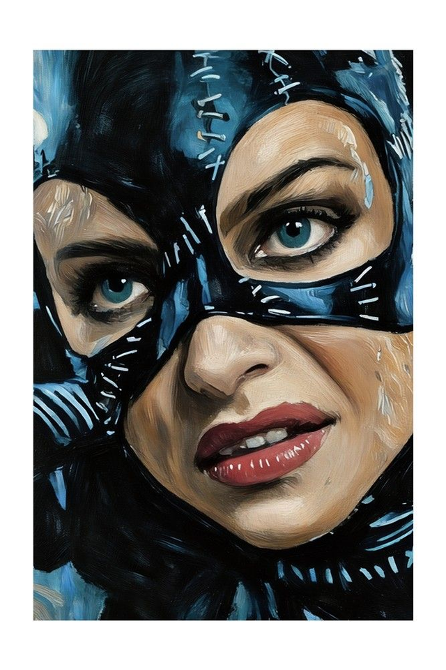 Cat Woman Batman Returns Movies Art Print