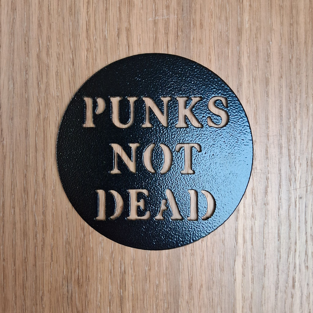 Punks Not Dead Coaster