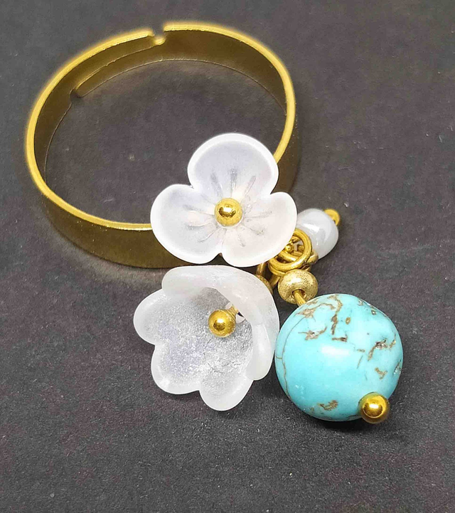 Bague Turquoise - 57