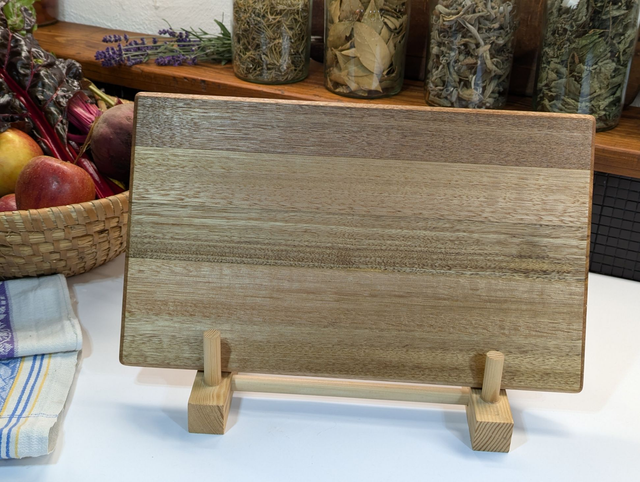 Parkett Upcycling - Schneidbrett Eiche klein (1)