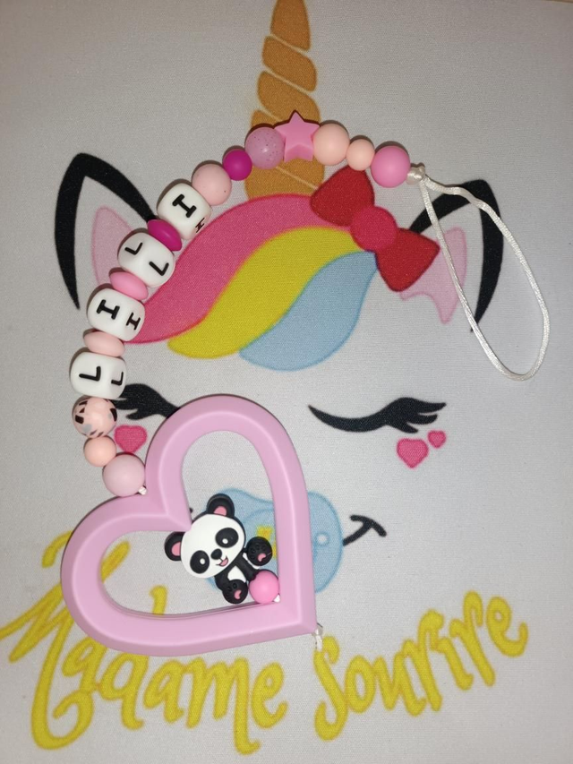 Attache Tétine Dentition Panda