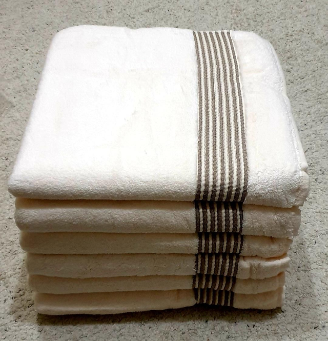 Drap de bain 70x140 Lot 3 pièces 