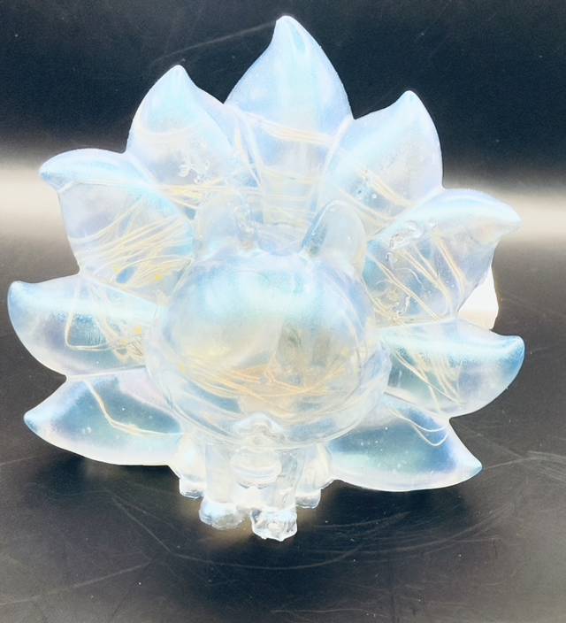 Figurine kitsune au renard à neuf queues 