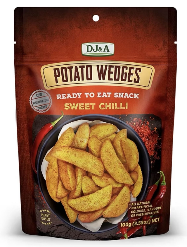 #3031 Freeze Dried Sweet Chilli Potato Wedges 100g 