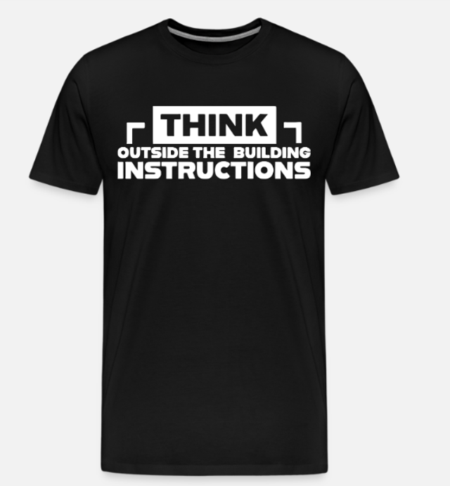 Think Outside the Building Instructions - Premium T-Shirt Kinder