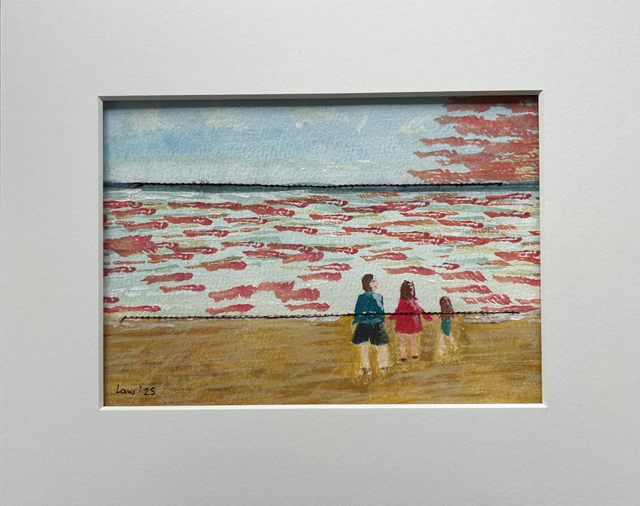 Seaside Sunset 8x10 mounted