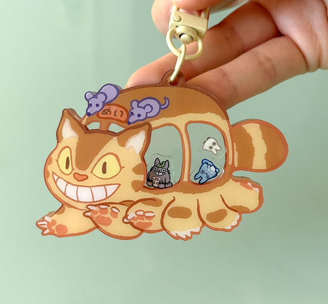 Catbus Shaker Charm