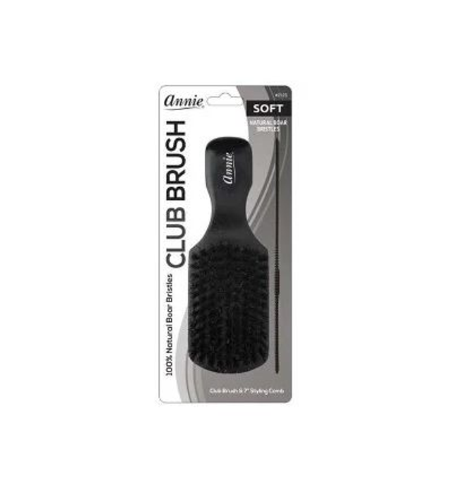 Soft club brush and 6.5&quot; styling comb