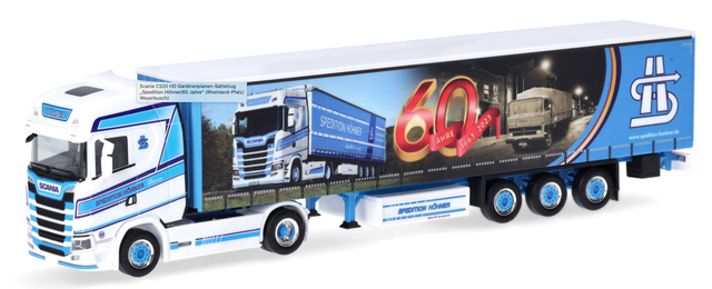 Scania CS20 HD SZ 60 Jahre Spedition Höhner Herpa 1:87
