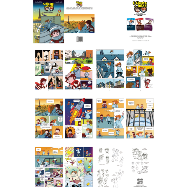 Céleste et Jules : Les Toits De Paris - Une Rencontre En Cache Une Autres