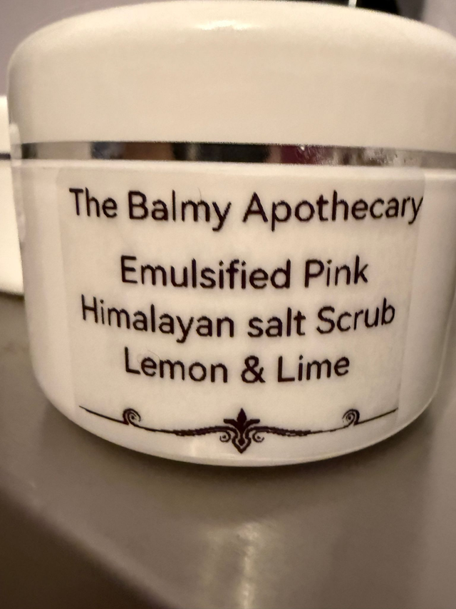 Luxury Emulsified Salt Body Scrub (Lemon &amp; Lime)