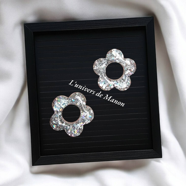 2 Pampilles  (créoles interchangeables) 