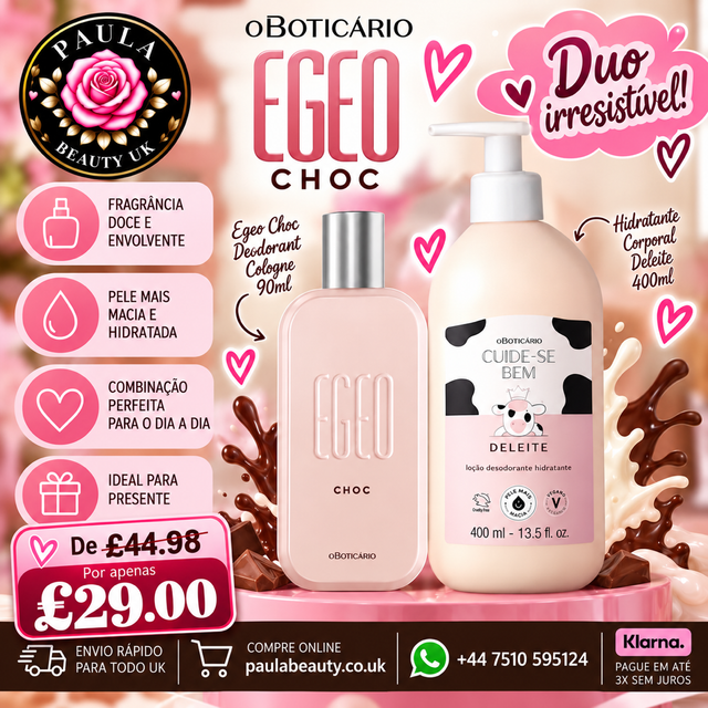 Promo - Kit Egeo choc e creme deleite