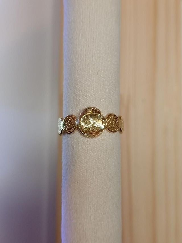 Bague Texturée Paillettes 