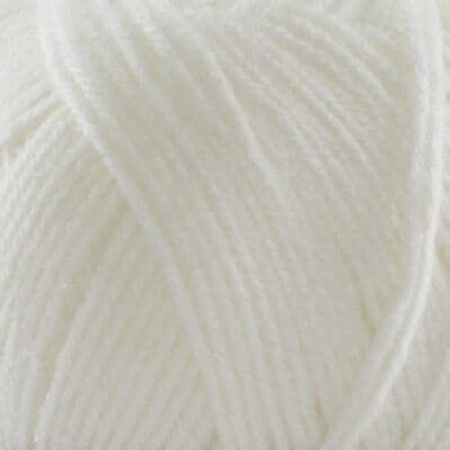 Robin 4-ply Wool 100g Ball - White