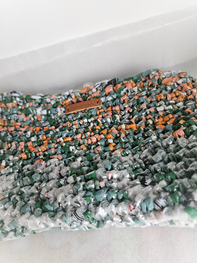 ECO Handmade Crochet Unique Pattern Small Bag | 22x14cm