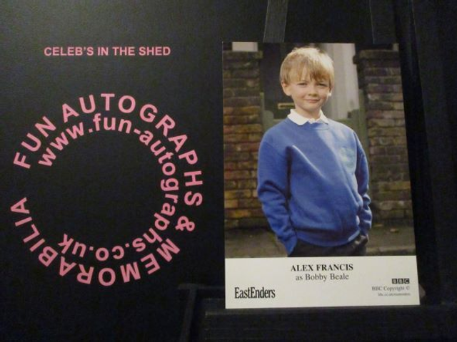 Alex Francis (Bobby Beale) Original EastEnders Cast Card