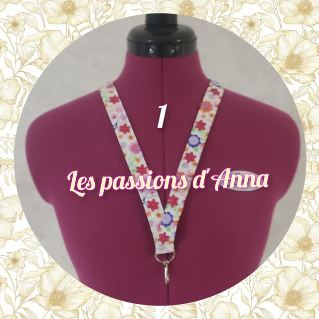 Tour de cou porte clefs